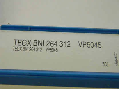 Valenite Indexable Carbide Milling Inserts TEGXBNI 264312 Grade Qty 10 VP5045