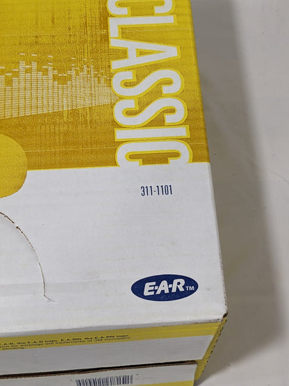 3M Earplugs: 29 dB, Foam, Cylinder, Roll Down, Uncorded Qty 200 311-1101