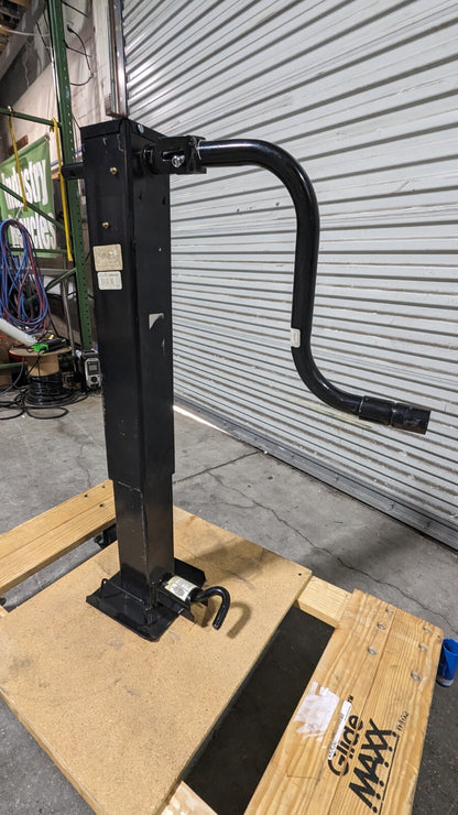 Square Sidewind Trailer Jack 12k Lb Load Capacity 31 to 57" Service Height