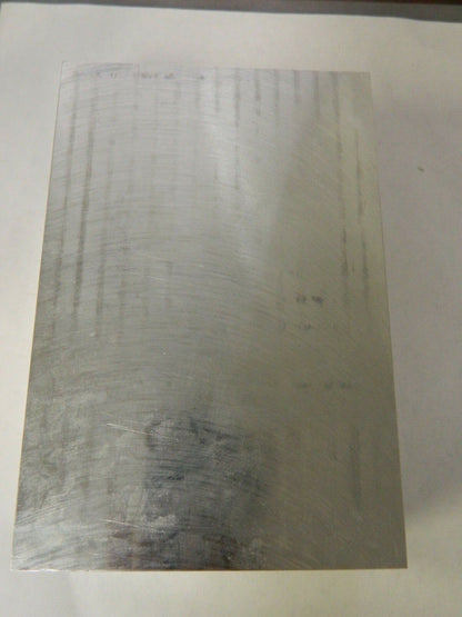 Precision  Aluminum Rectangular Bar 6" Long 4" Wide 2" Thick Allo