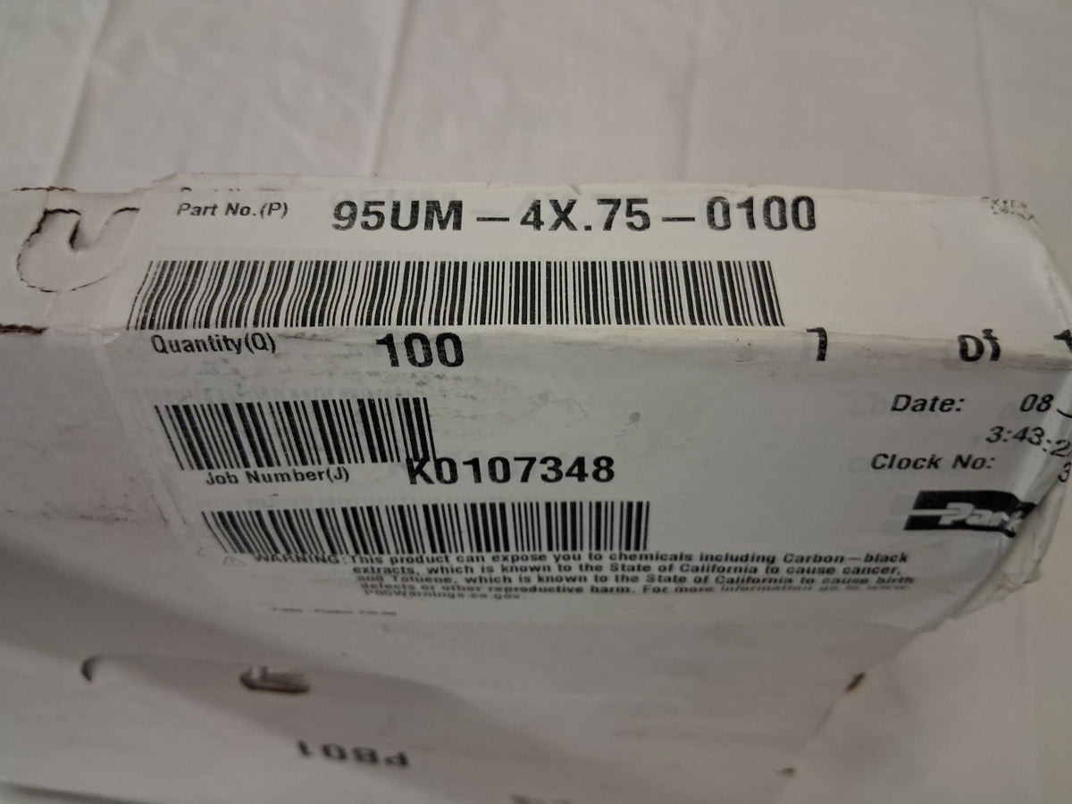 Parker Plastic Rubber & Synthetic Tube 2.5mm ID QTY100 95UM-4X.75-0100