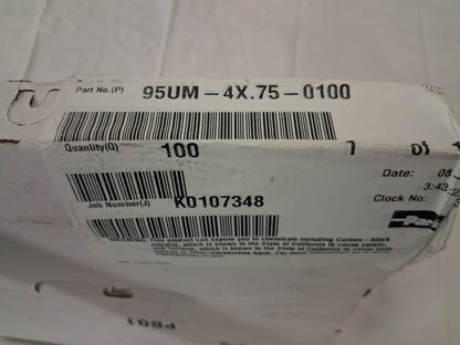 Parker Plastic Rubber & Synthetic Tube 2.5mm ID QTY100 95UM-4X.75-0100