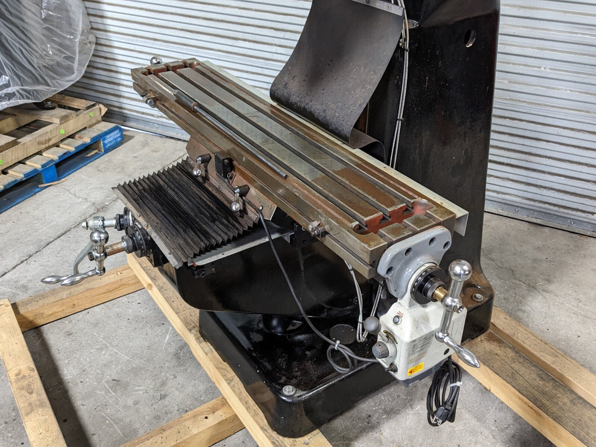 Vectrax 9 x 48 Milling Machine  3HP 230/460v  Variable Speed   Newall X/Y DRO