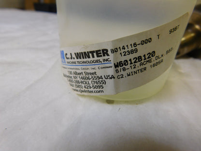 CJ Winter Thread Rolls 5/8-12 Acme DL x .563" Gage -.886 QTY 2 W6012B120