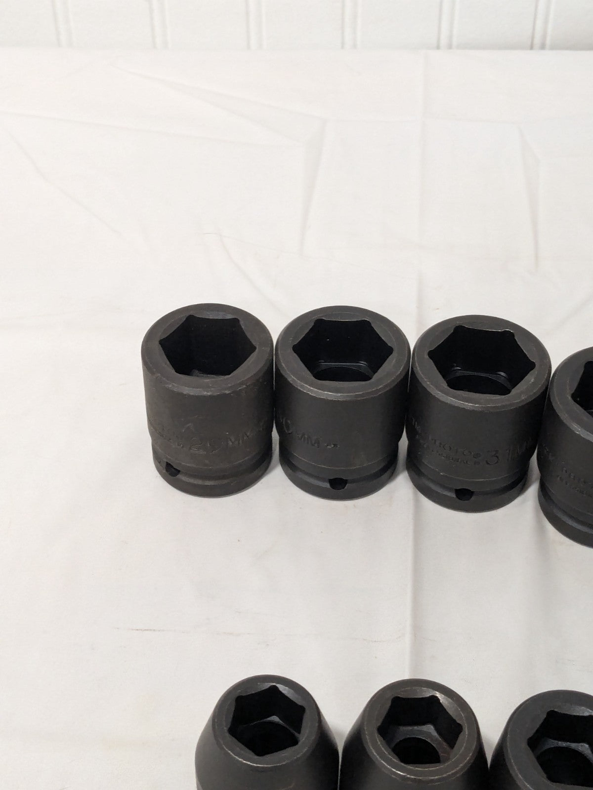Proto Socket Set: Impact Standard, 16 Pc, 3/4" Drive, 19.00 to 36.00 mm J72103M