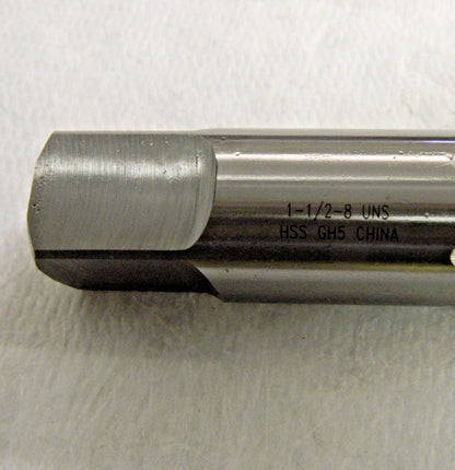 Interstate Straight Flute Standard Hand Tap 1-1/2 - 8 UNS 6FL HSS #04874061