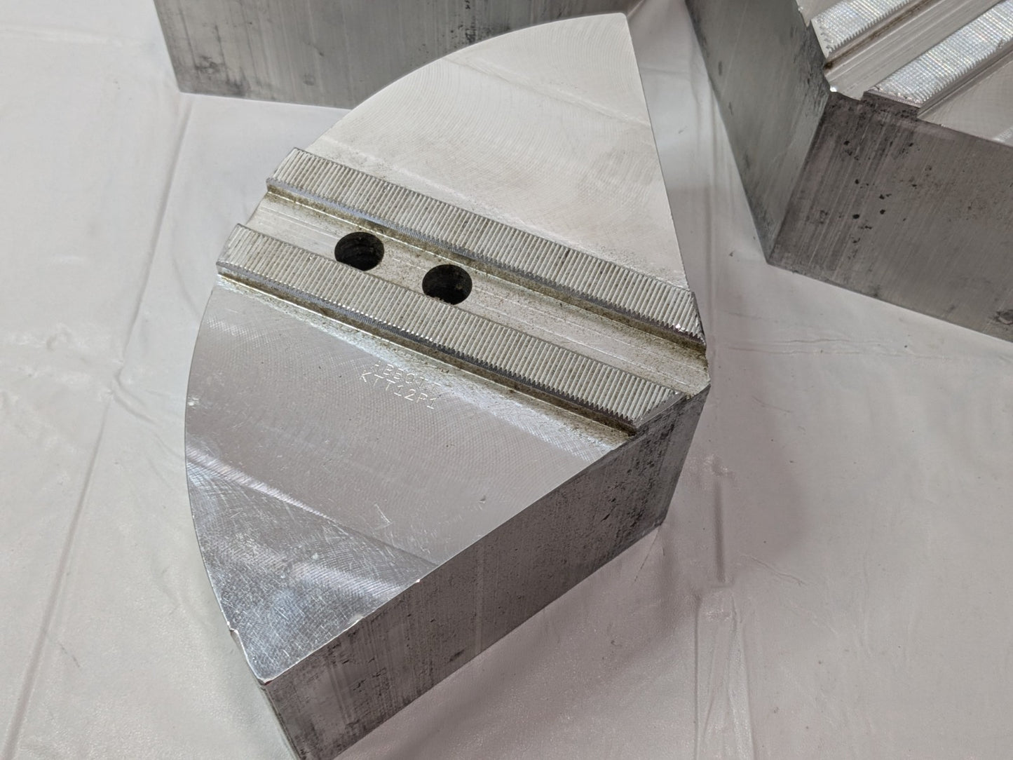 Abbott Workholding 3 Piece Serrated Pie Jaw Set 1.5 mm x 60 Degree KTT12P1