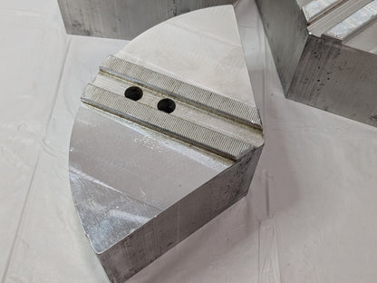 Abbott Workholding 3 Piece Serrated Pie Jaw Set 1.5 mm x 60 Degree KTT12P1