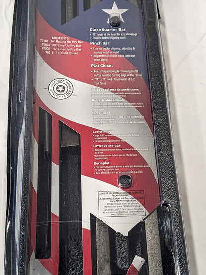 Mayhew 4 Piece Pry Bar Set 76284