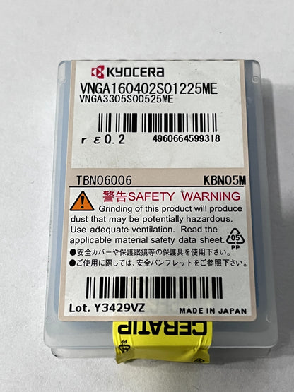 KYOCERA Turning Insert: DNGA432S00730MET, Cubic Boron Nitride