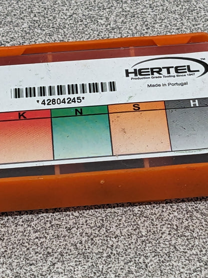 HERTEL Turning Insert: SPG432 HC1250T, Solid Carbide Qty 10 1002376
