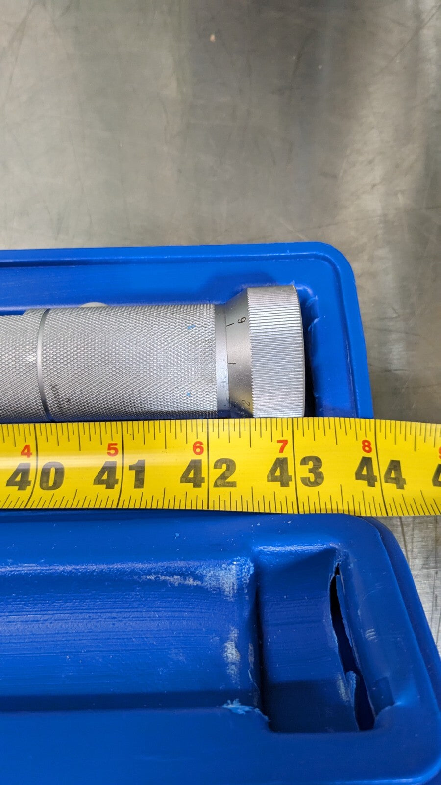 Micrometer Type Ratchet Head Torque Wrench 3/4 Drive 43'' OAL NB-680C Damaged