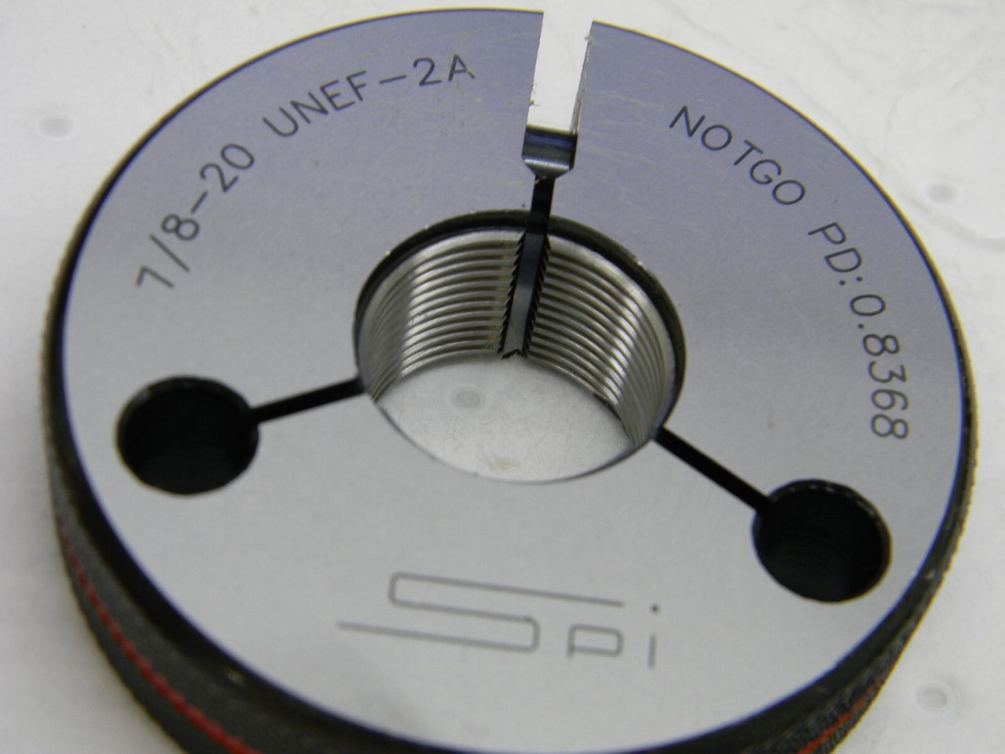 SPI 7/8-20 No Go Double Ring Thread Gage 23-203-3