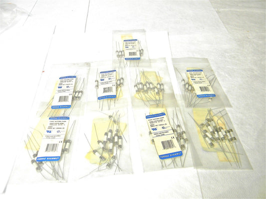 Ferraz Shawmut Fast Acting Glass Fuse 250V .16A Pigtail Leads Qty100 GDG-V16/100