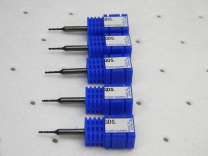 OSG Solid Carbide Micro Drill Bits QTY 5 0.0402" Dia 140 ° 3300102