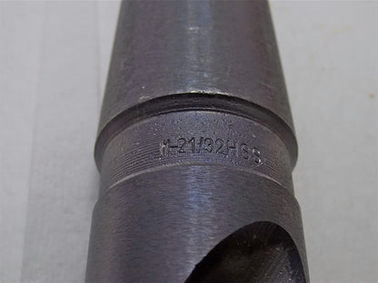 Interstate 5MT HSS Drill Bit 1-21/32" RH 118º Regular Spiral17-3/4" OAL 01551423