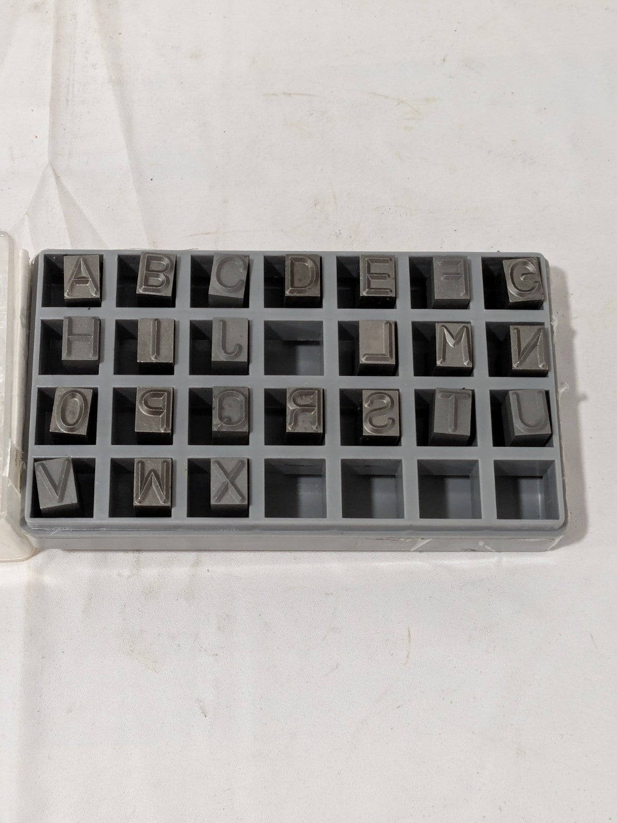 C.H. HANSON Steel Type Set 23 Pc, 3/8 Inch Character 27638 INCOMPLETE