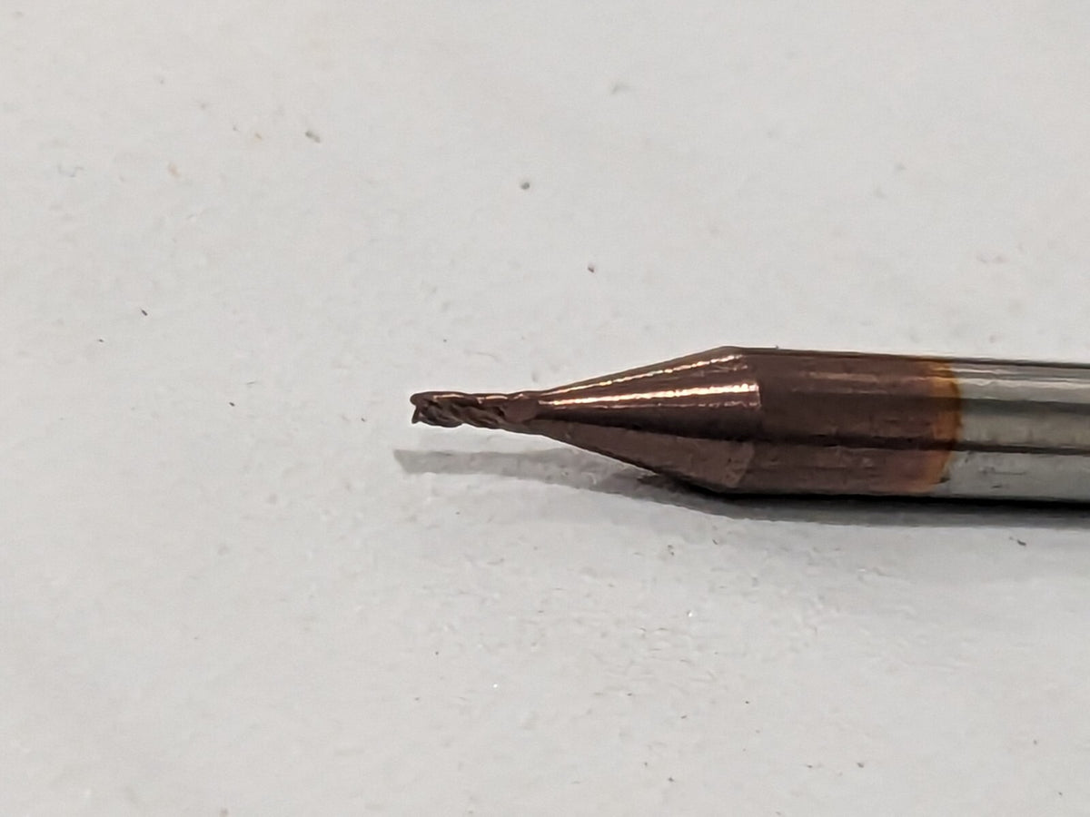 ACCUPRO End Mill: 0.0469" Dia, 0.0938" LOC, 4 Fl Carbide 12185329