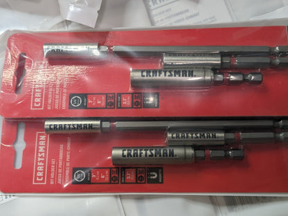 CRAFTSMAN 60 lots of 3Packs Magnetic Screwdriving Bit Holder Set CMAFHLD-3