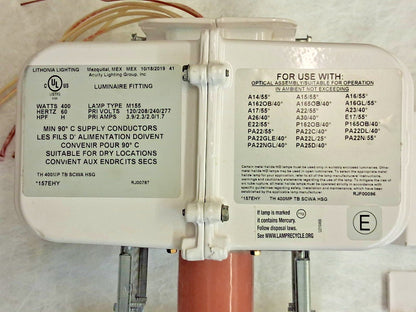 Lithonia Lighting Die Cast Aluminum High Bay TH 400MP SCWA HSG