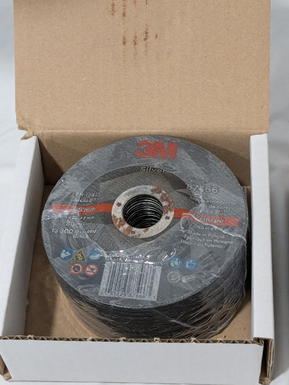 3M Depressed-Center Wheel 4-1/2" Dia, 0.0450" Thick, 7/8" Hole Qty 50 7100139230