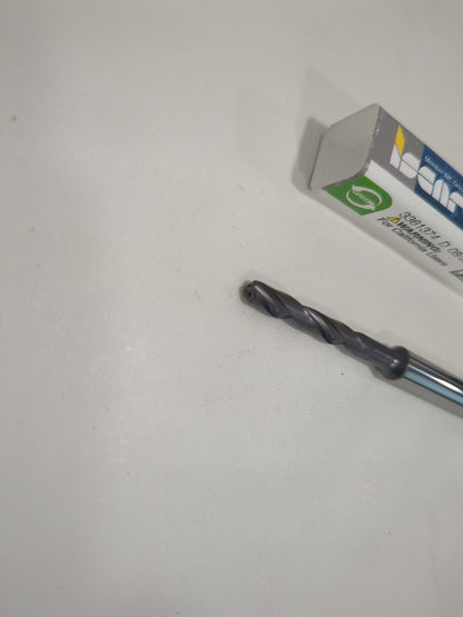 ISCAR Jobber Drill: 3.80 mm Dia, 140 deg Point, Solid Carbide 6154476
