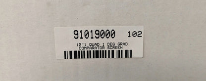 CMI 12" Comparator Screen 1 Degree Graduation  CMI0098