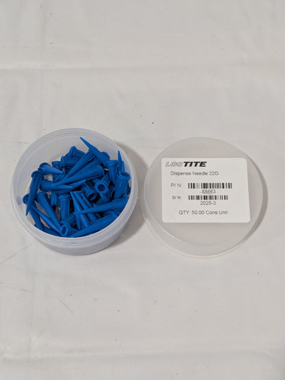 Loctite Tapered Dispense Tip Blue 22 Gauge 50/PK 88663