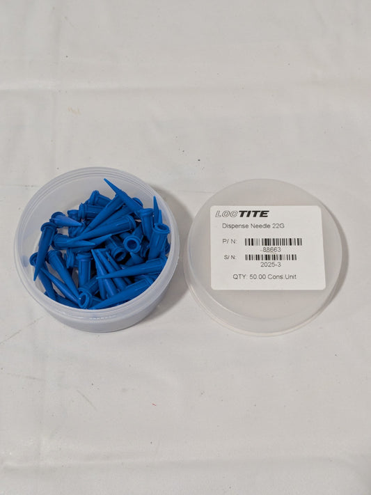 Loctite Tapered Dispense Tip Blue 22 Gauge 50/PK 88663