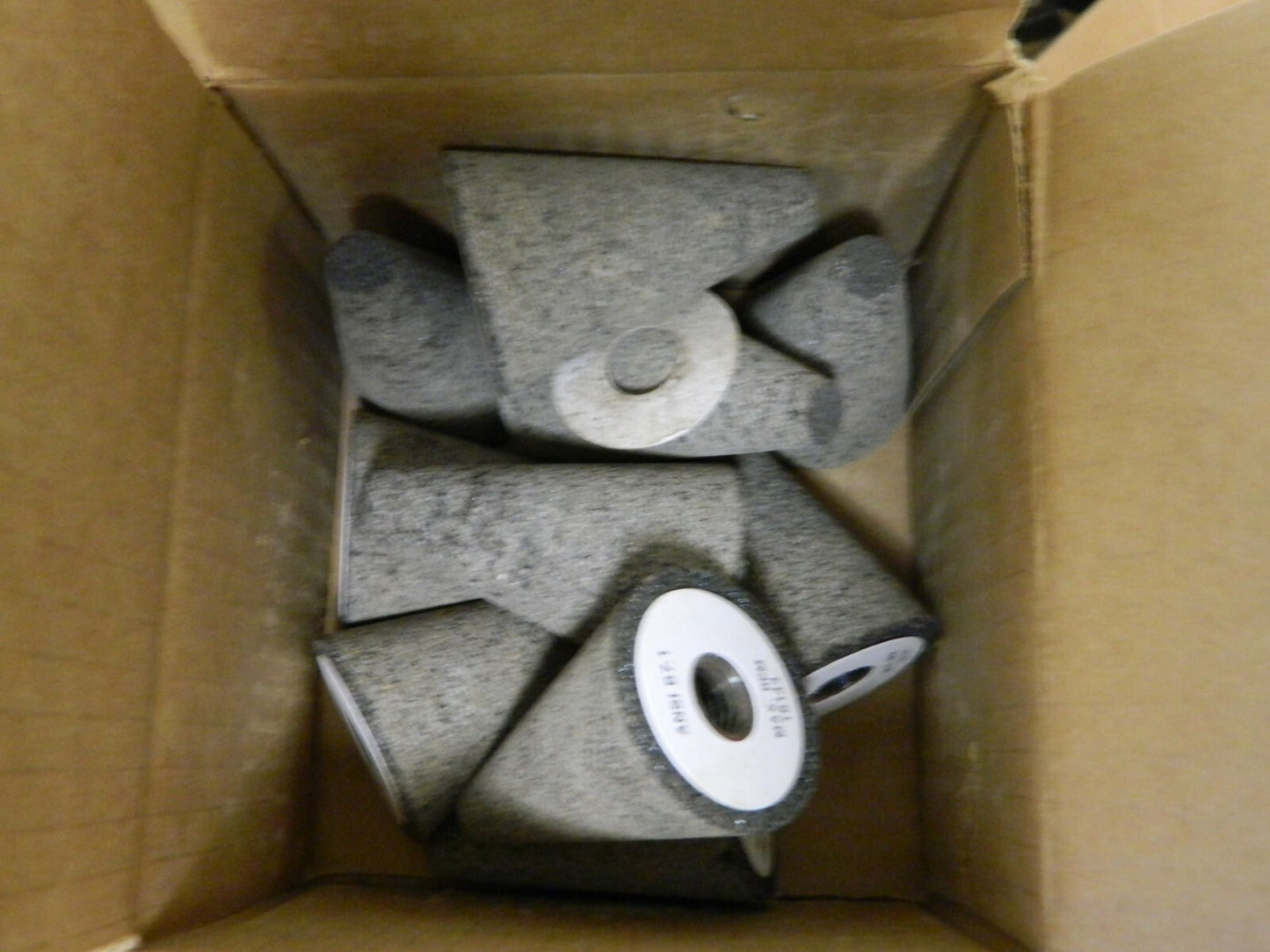CGW Abrasives 16 Grit Cone Type 17 2" Max Diam 3" Head Thickness Qty 10 49028