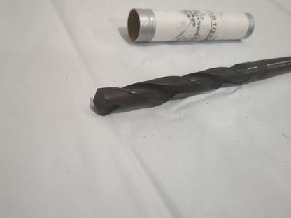 Taper Shank Drill Bit: 1/2" Dia, 1MT, 118 ° Pt HSS 01510320