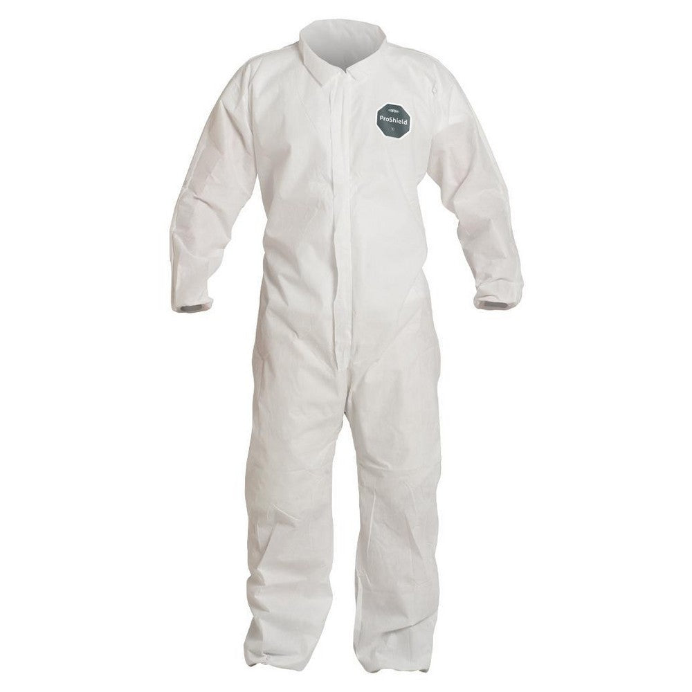 Dupont Liquid Protection Disposable Coverall QTY 25 Size L PB125SWHLG002500