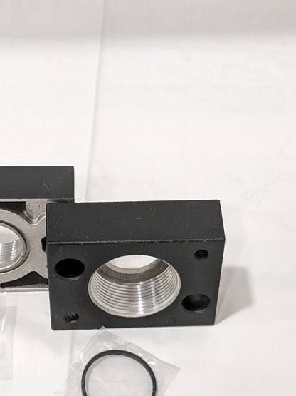 PARKER FRL Modular Port Block Kit: Nitrile, 1-1/2" Port, Use with P3N P3NKB9BCP