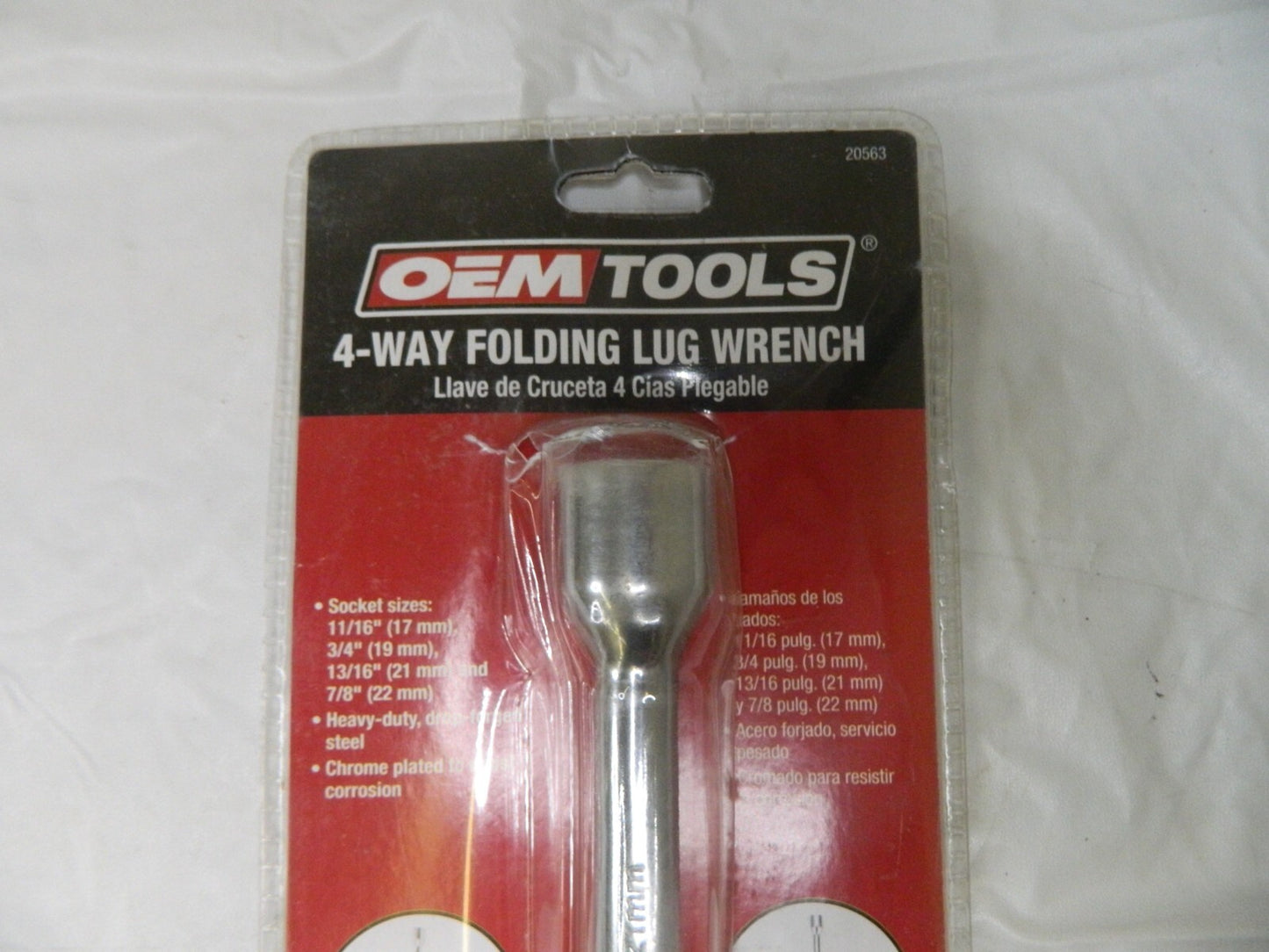 OEM TOOLS 14″ Long Cross Shaped Lug Nut Wrench Tire Iron 20563