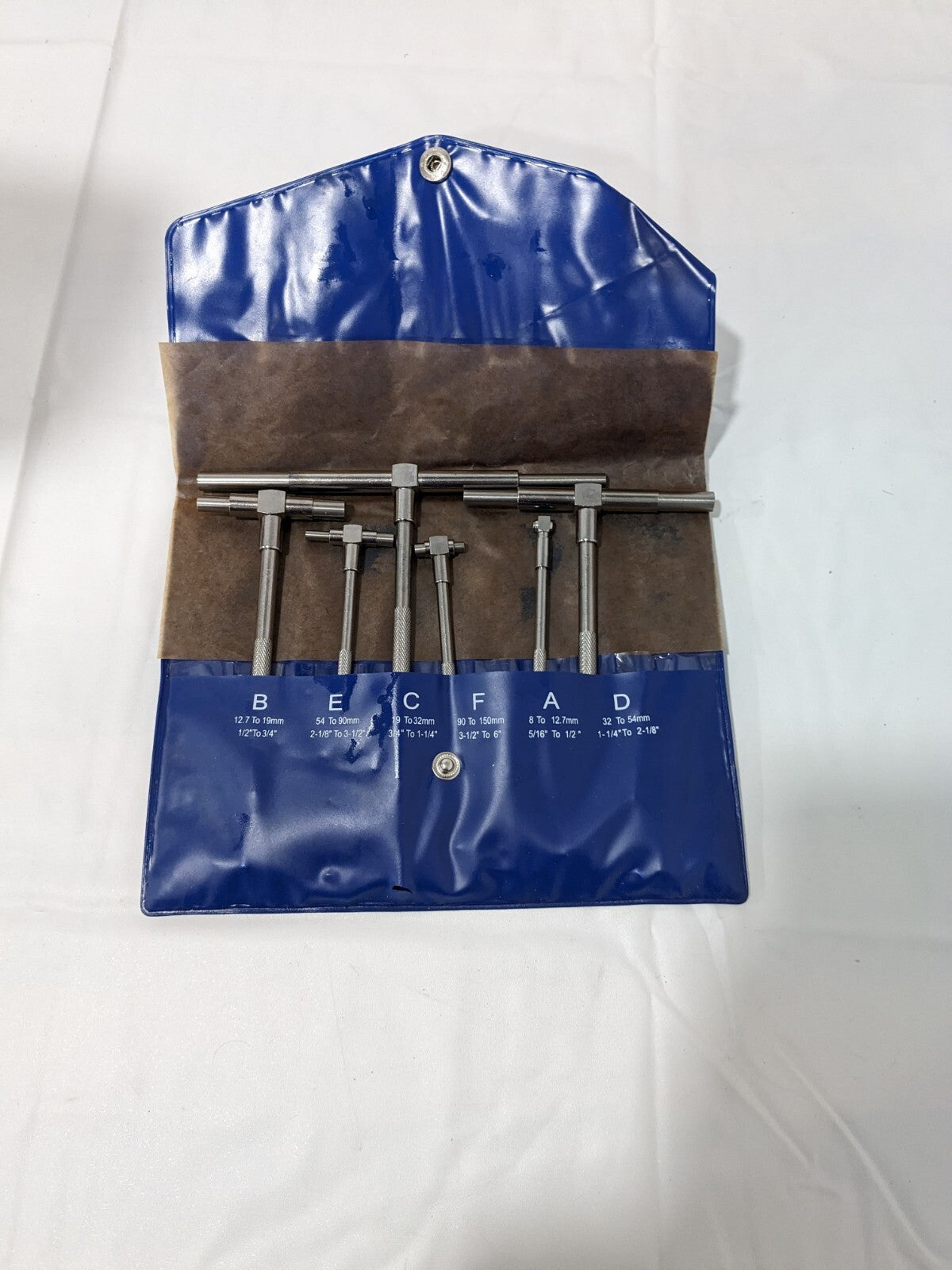 Telescoping Gage Set: 5/16 to 6″, 6 Pc 615-6610 DAMAGED