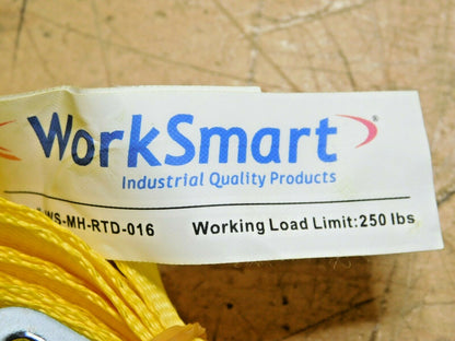 6 PACKS WorkSmart Poly Cam Tie Downs 15 FT x 1" 250 Lb WS-MH-RTD-016
