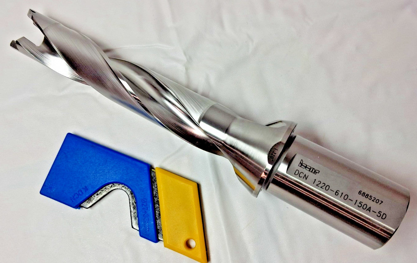 Iscar Steel Cham Drill Insert Coolant Through 1.2"DC 6.29"LU 2.68"LS 3201750
