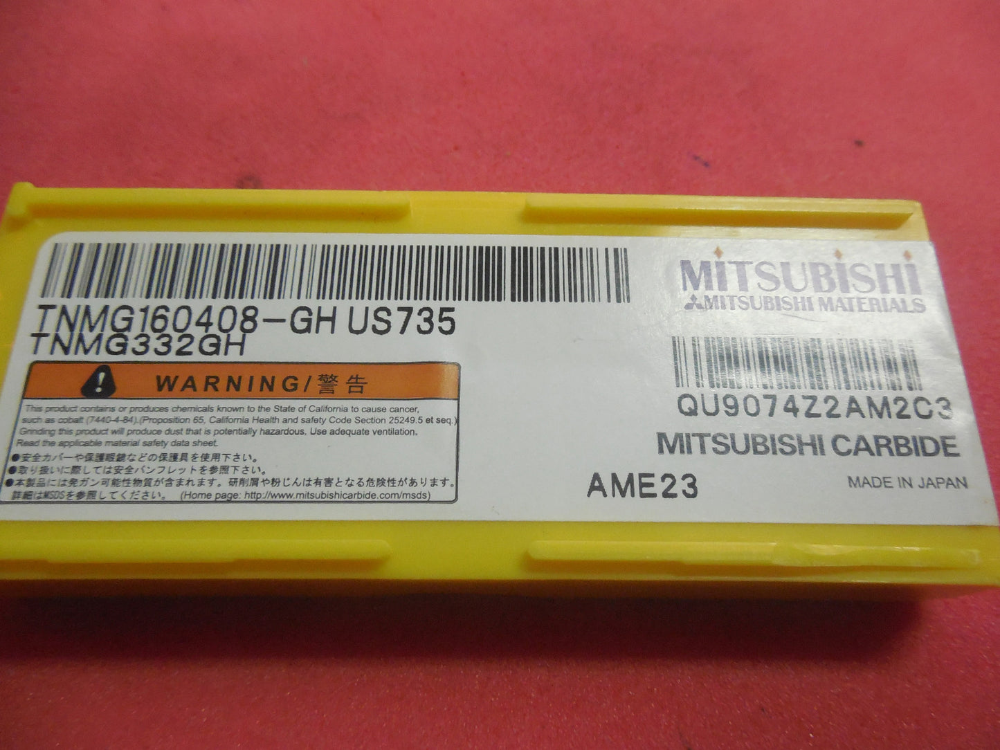 Mitsubishi Carbide Inserts  Qty. 10 TNMG332GH US735