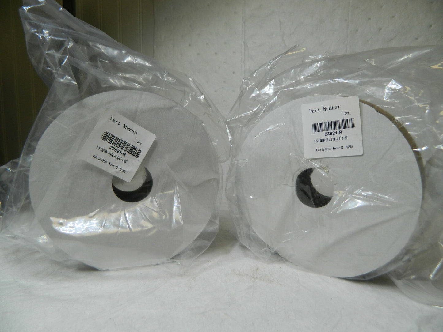 PRO 3/8" Heat Shrink Electrical Tubing Black 25' Long Qty 2 Rolls 2362