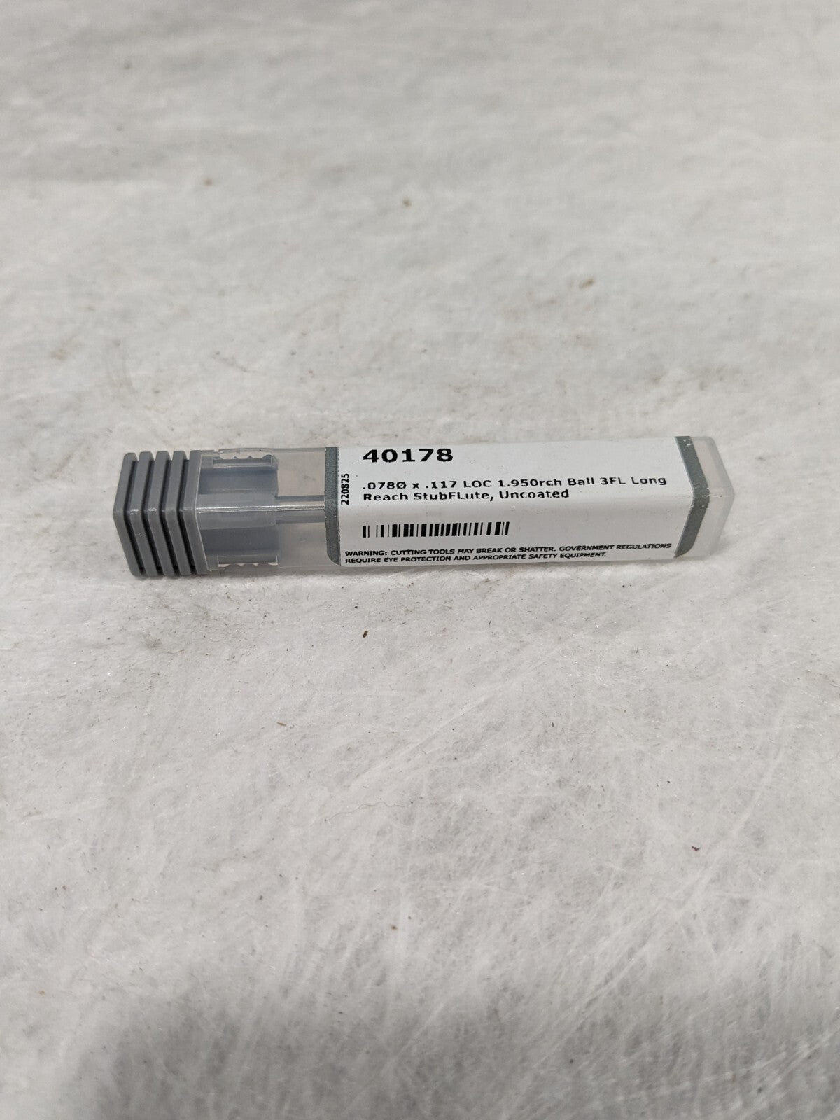 HARVEY TOOL Ball End Mill: 5/64" Dia, 0.1170" LOC, 3 FL, Solid Carbide 40178