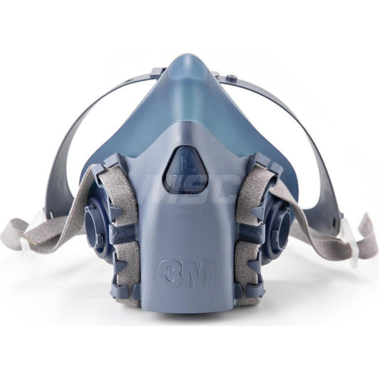 3M Half Facepiece Respirator: Silicone, Bayonet, Large 7100134949