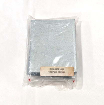 ETCH-O-MATIC  Etcher & Engraver 2-1/2 x 3"  STENCIL PK  *500 PACK*