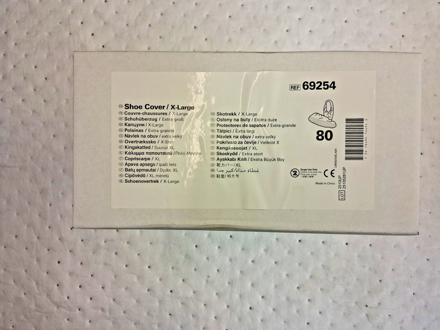 Kimtech A8 Certified Shoe Covers W Anti Skid Splash Protection QTY80 69254