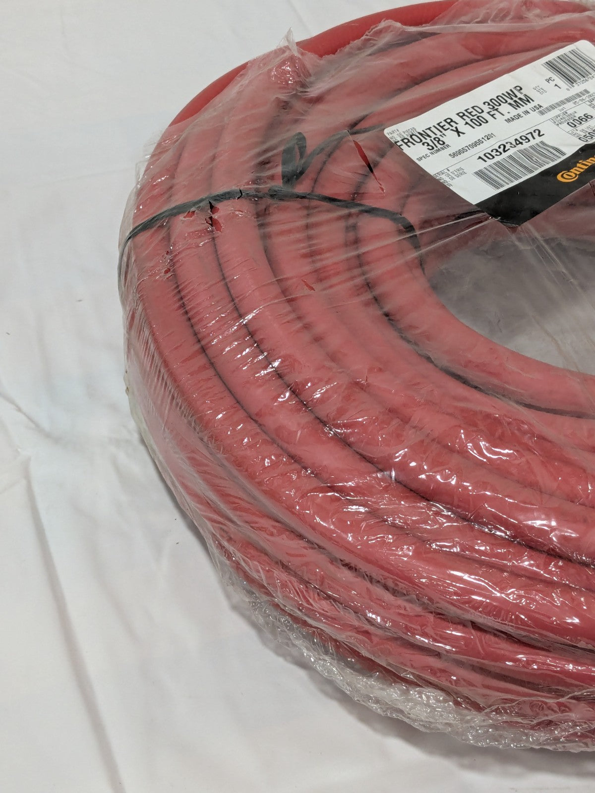 Continental Multipurpose Air Hose: 3/8" ID, 100', MNPT x MNPT, 1/4" 20147628