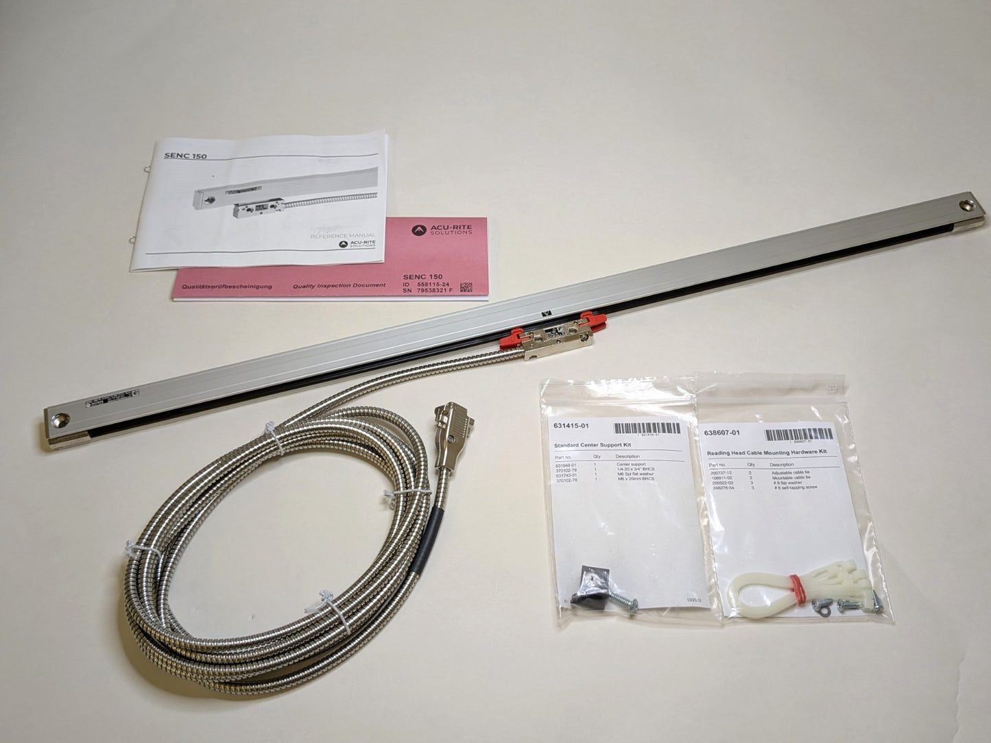 AcuRite Linear Scale for DRO 24"/600mm Readable Length 5 Micron Res. 558115-24