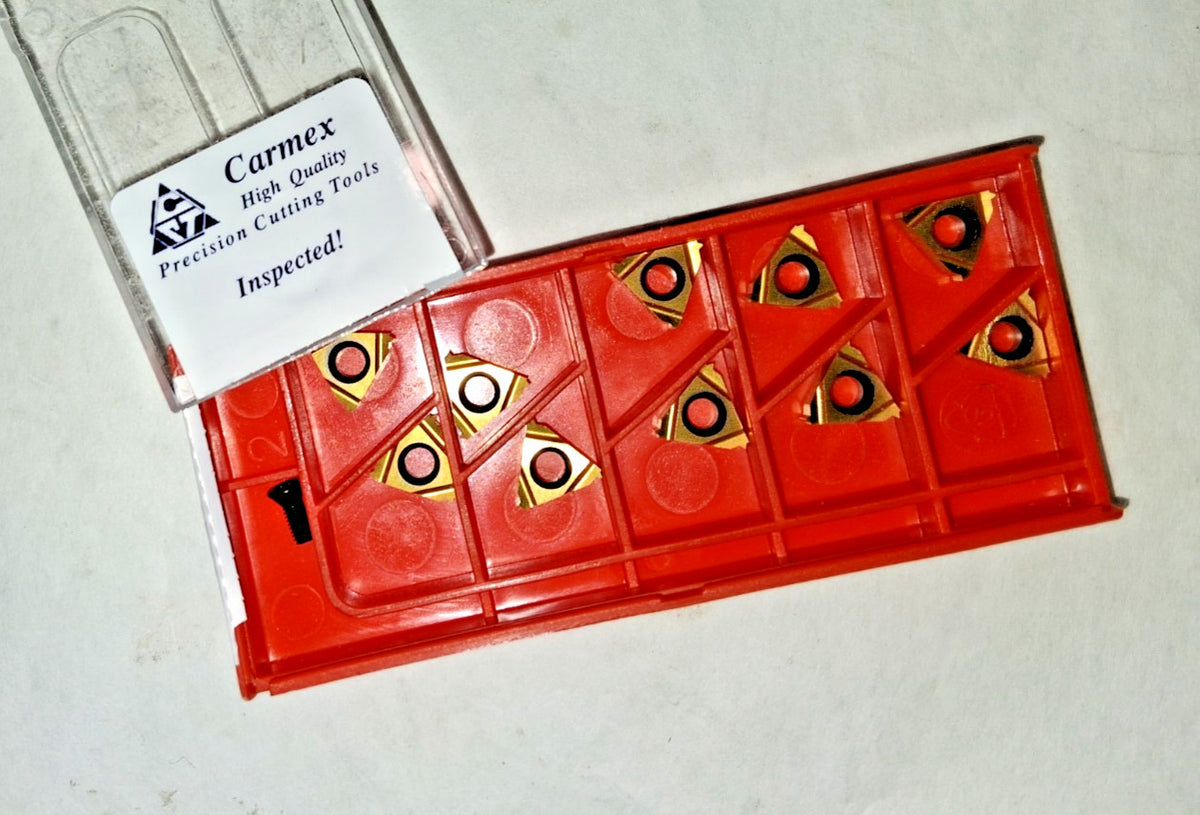 Carmex Laydown Threading Insert 1/4"IC 32T C5 EXT Carbide 20301187