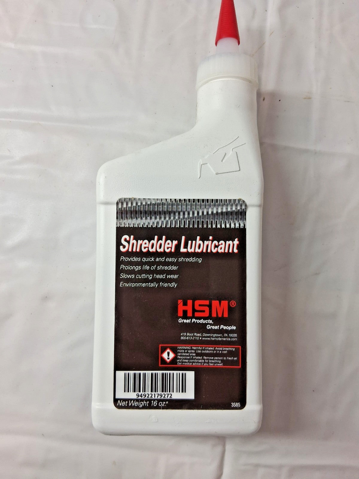 HSM Shredder Oil 1 Pint Bottle 3585