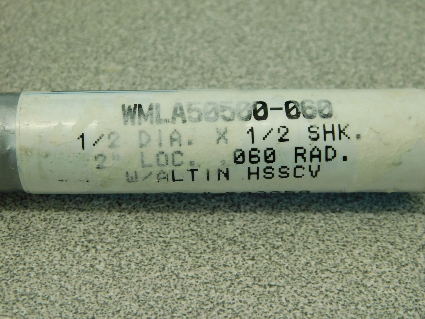 Weldon Spiral Flute Twist Drill 5FL 1/2" Dia 1/2" Shank 2" LOC WM