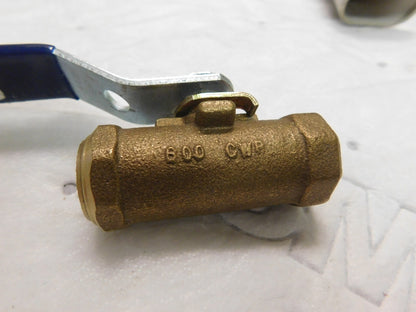 Nibco Bronze Ball Valves 600 WOG 1/4" Threading QTY 2  T-560-R-20