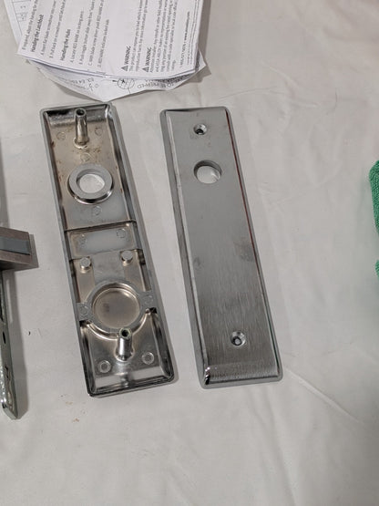 Assa Abloy Accentra for 1 3/4 to 2 1/8" Doors, Satin Chrome 085330
